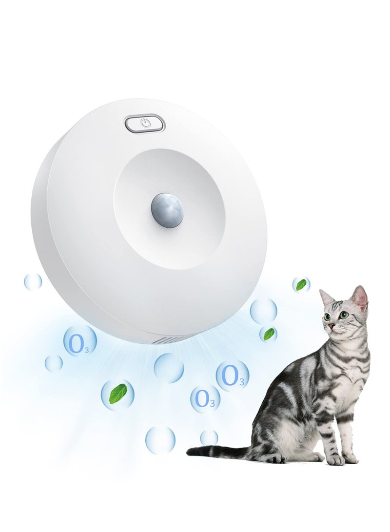 مزيل رائحة فضلات القطط - إزالة الروائح بنسبة 99%، يزيل روائح القطط في صندوق الفضلات والحيوانات الأليفة والحمام والقمامة - خالٍ من الغبار، ومزيل لرائحة بول القطط وتنقية الهواء لصناديق الفضلات الطازجة - Image 1